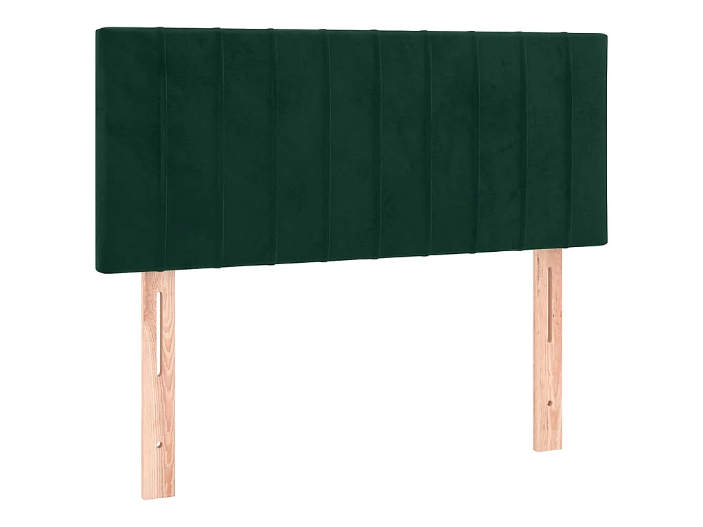Kopfteil Dunkelgrün 90x5x78/88 cm Samt