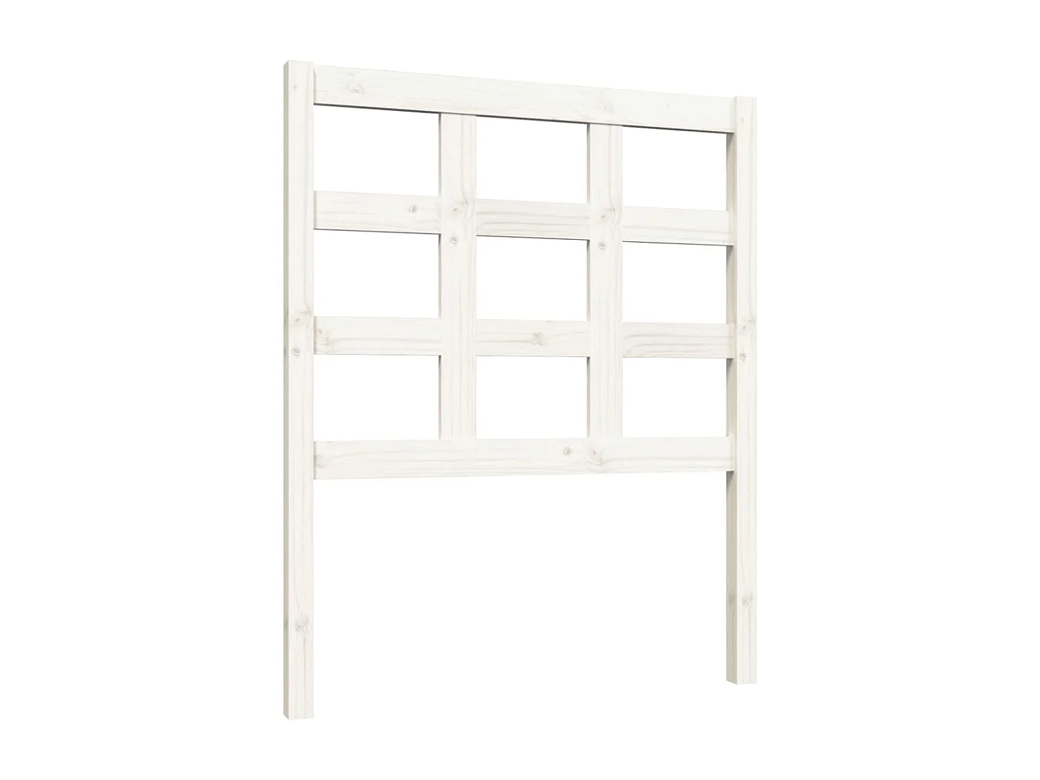 Tête de lit Blanc 80,5x4x100 cm Bois massif de pin