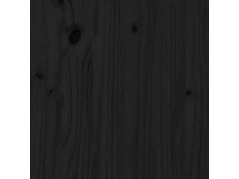 Cabecero de cama madera maciza de pino gris 94x6x82,5 cm