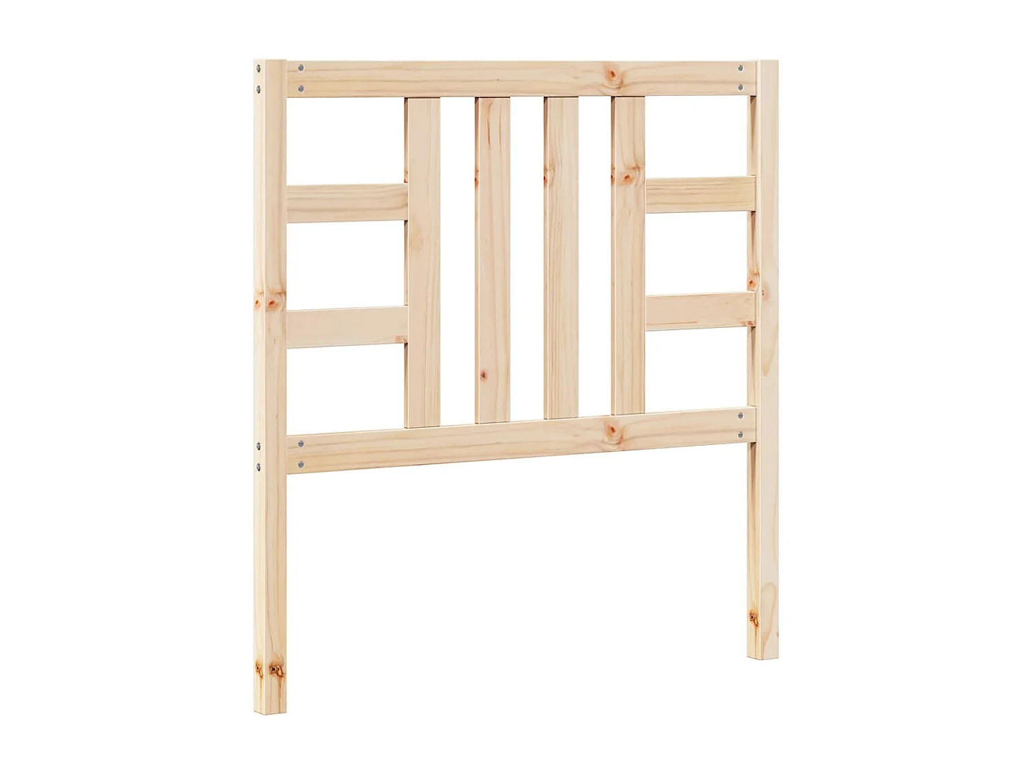 Testiera per Letto 96x4x100 cm in Legno Massello di Pino