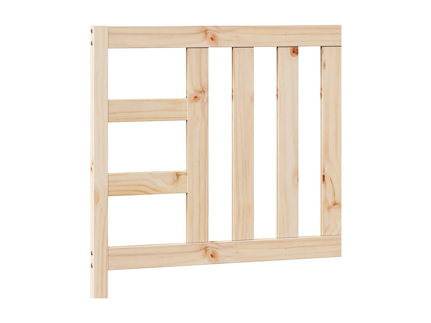 Testiera per Letto 96x4x100 cm in Legno Massello di Pino