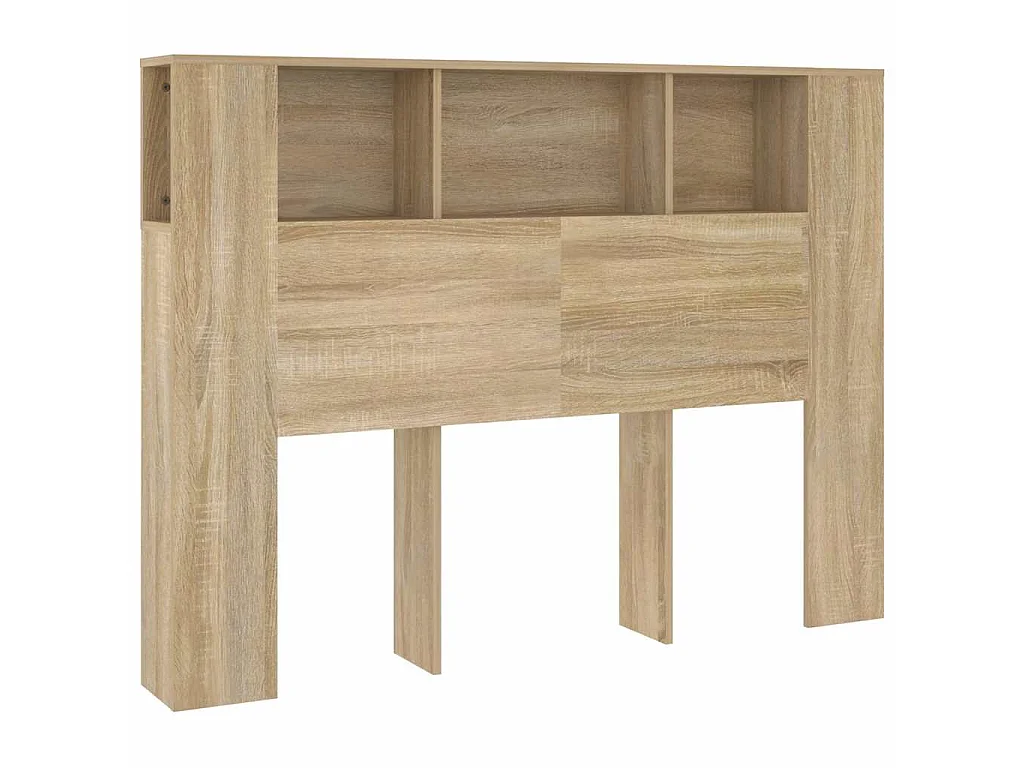 Armoire de tête de lit Chêne sonoma 140x18,5x104,5 cm