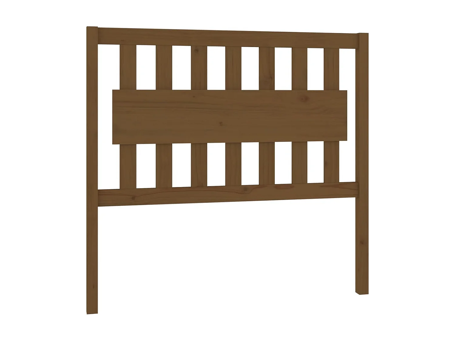 Tête de lit Marron miel 105,5x4x100 cm Bois massif de pin