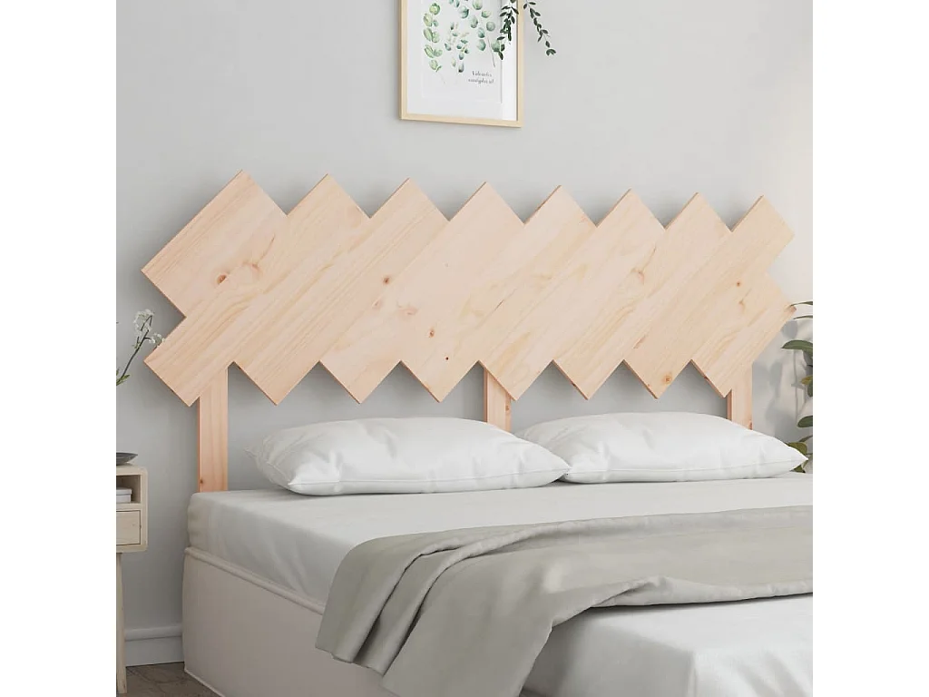 Bett-Kopfteil 159,5x3x80,5 cm Massivholz Kiefer