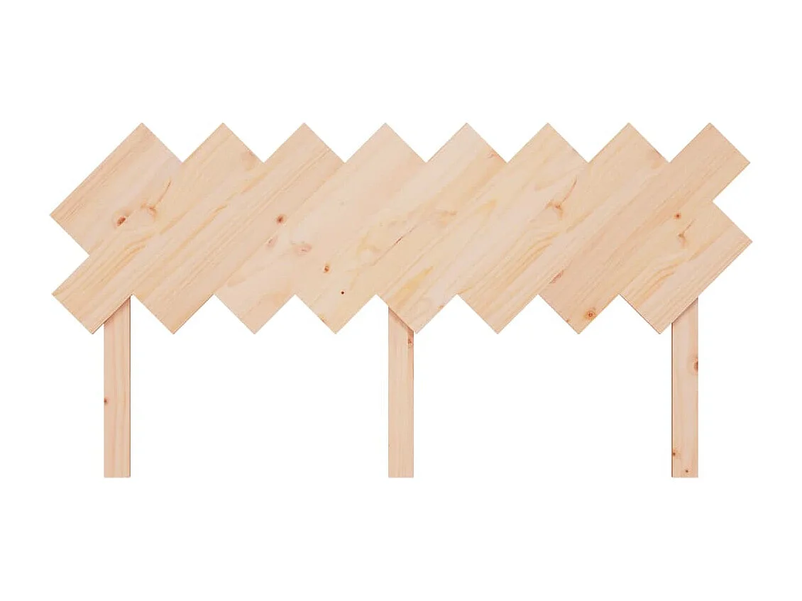 Bett-Kopfteil 159,5x3x80,5 cm Massivholz Kiefer