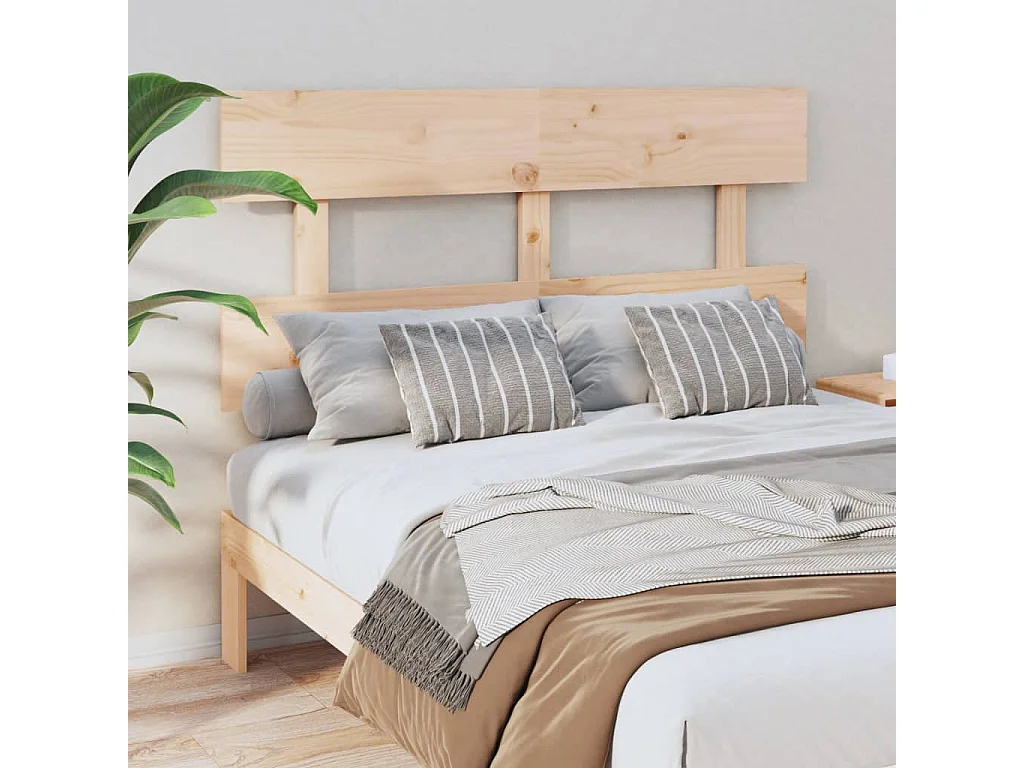 Tête de lit 164x3x81 cm Bois massif de pin