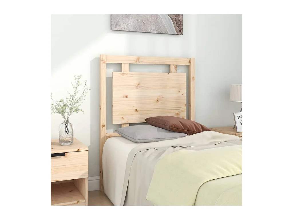 Tête de lit 80,5x4x100 cm Bois massif de pin