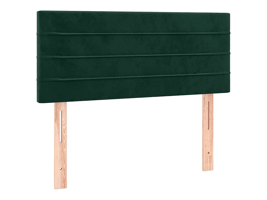Testiera Verde scuro 90x5x78/88 cm in Velluto