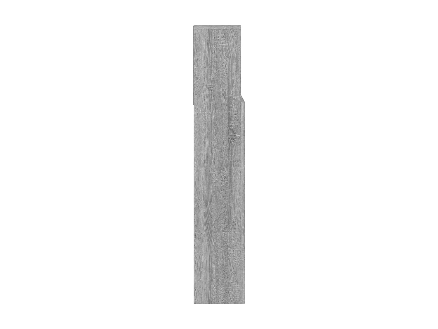 Kopfteil mit Ablagen Grau Sonoma 140x19x103,5 cm