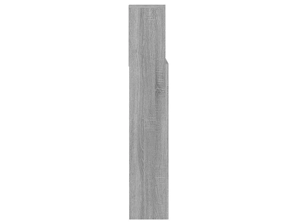 Testiera con Scomparti Grigio Sonoma 140x19x103,5 cm
