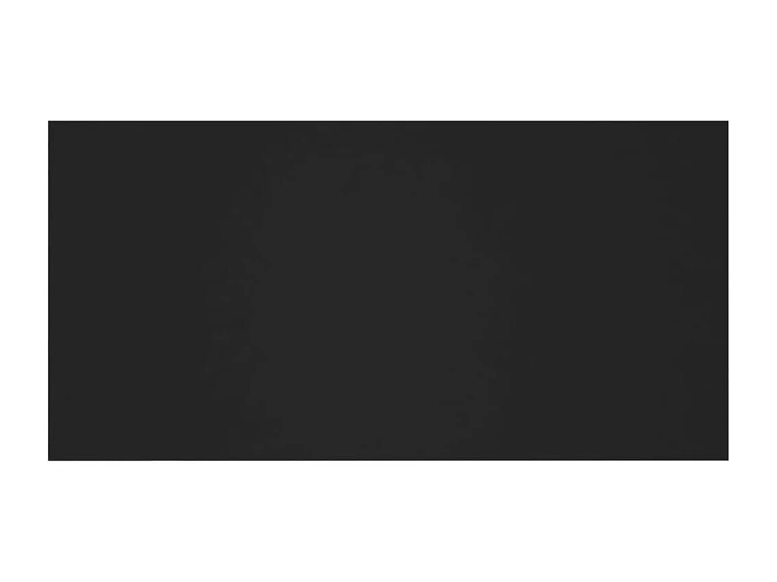 Tête de lit Noir 160x1,5x80 cm Bois d'ingénierie