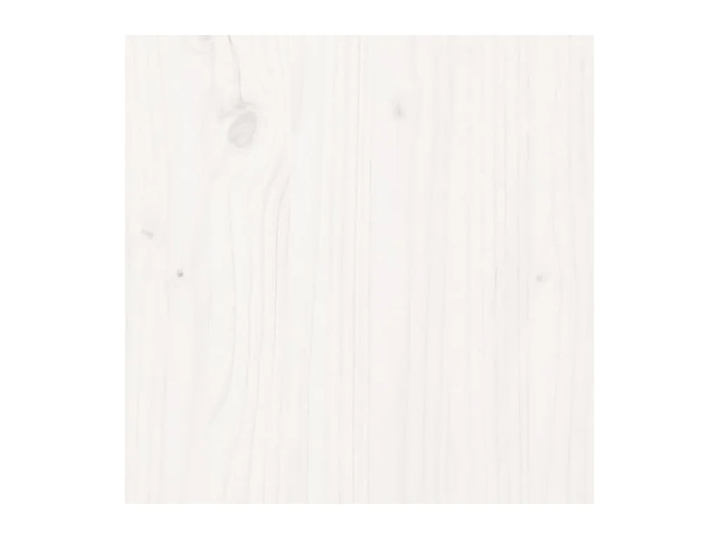 Tête de lit Blanc 96x4x100 cm Bois massif de pin