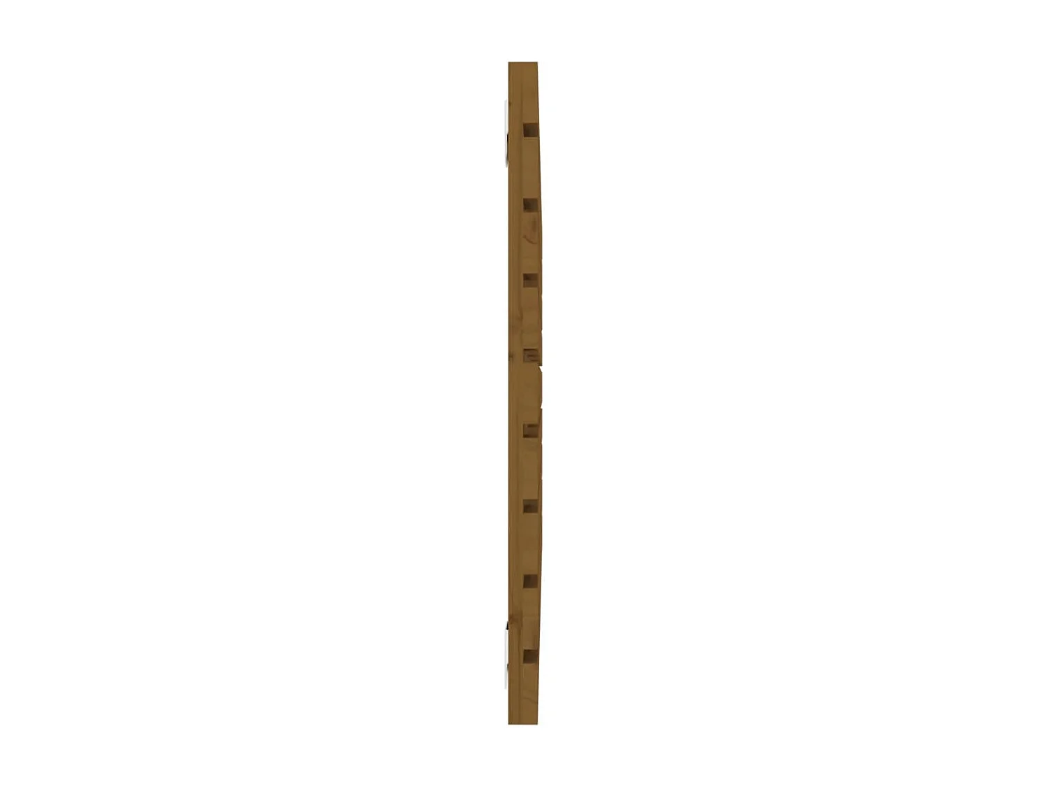 Tête de lit murale Marron miel 81x3x63 cm Bois massif de pin