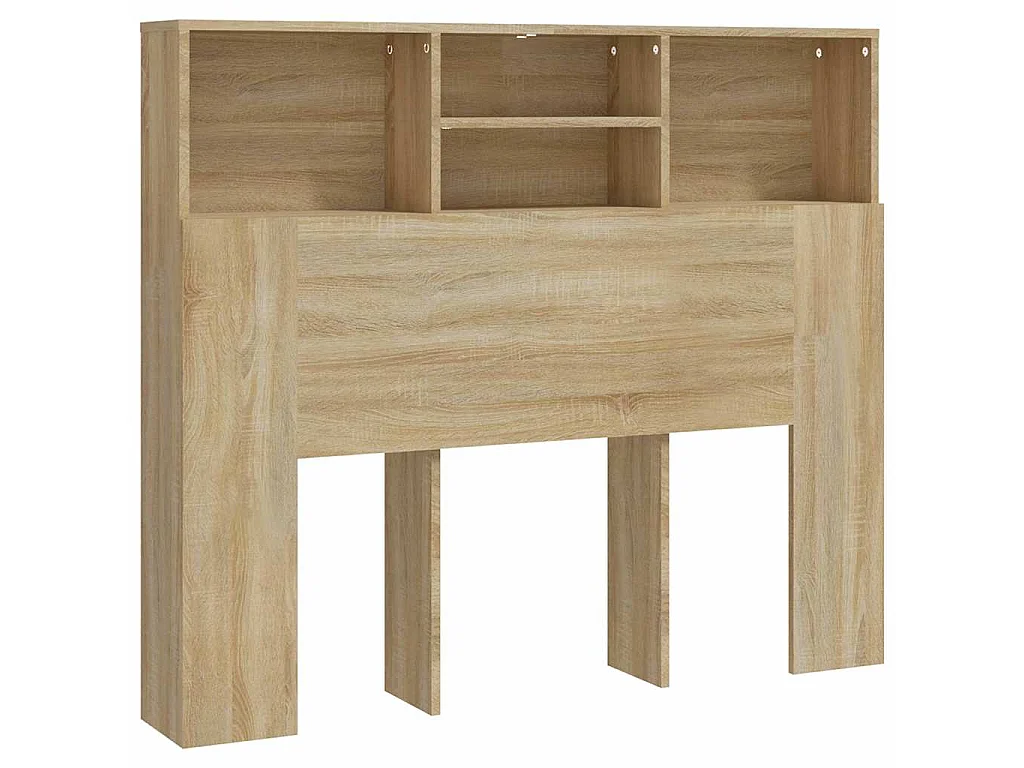 Armoire de tête de lit Chêne sonoma 120x19x103,5 cm