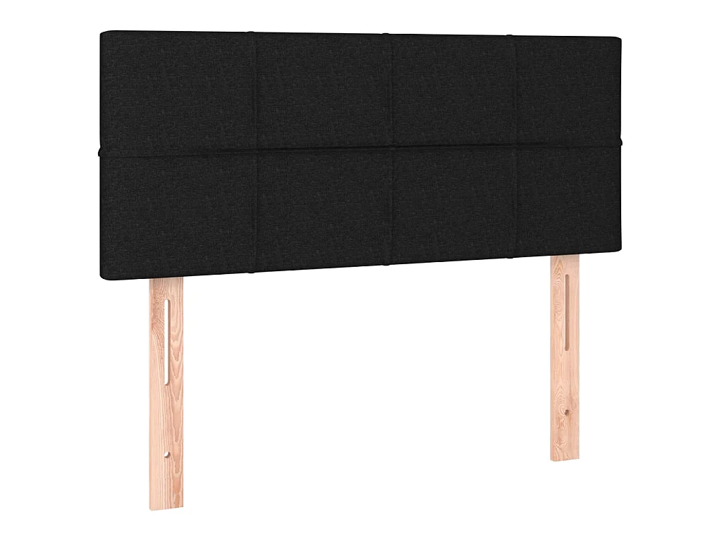 Hoofdbord 90x5x78/88 cm stof zwart