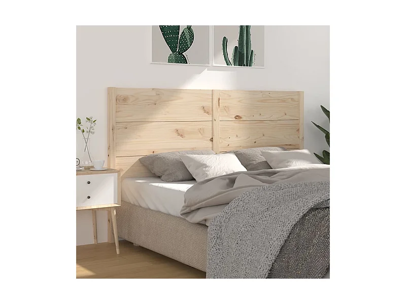 Kopfteil 206x4x100 cm Massivholz Kiefer