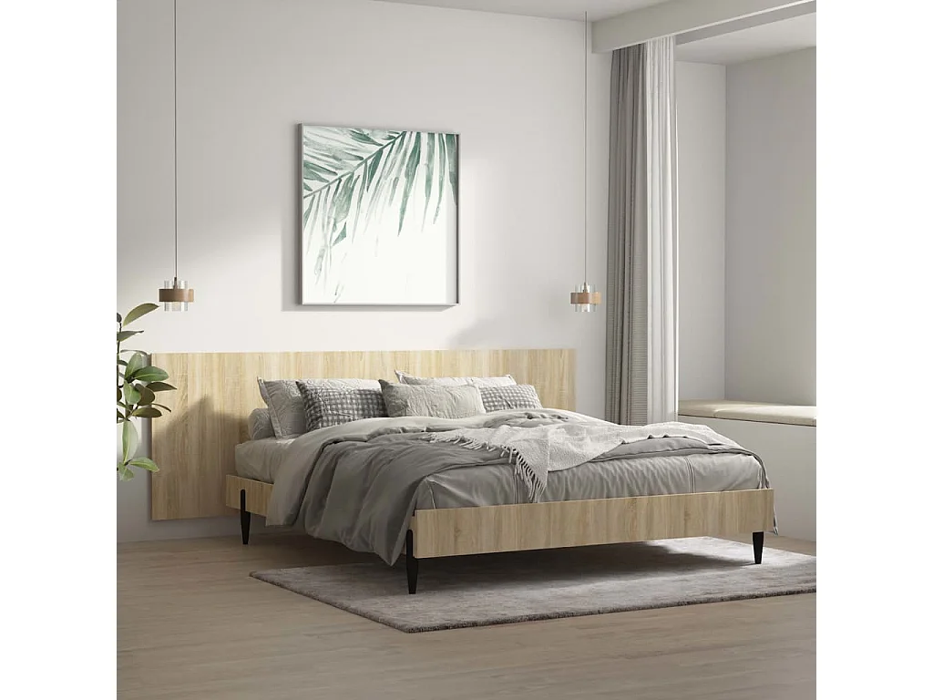 Wand-Kopfteil Sonoma-Eiche 240x1,5x80 cm Holzwerkstoff