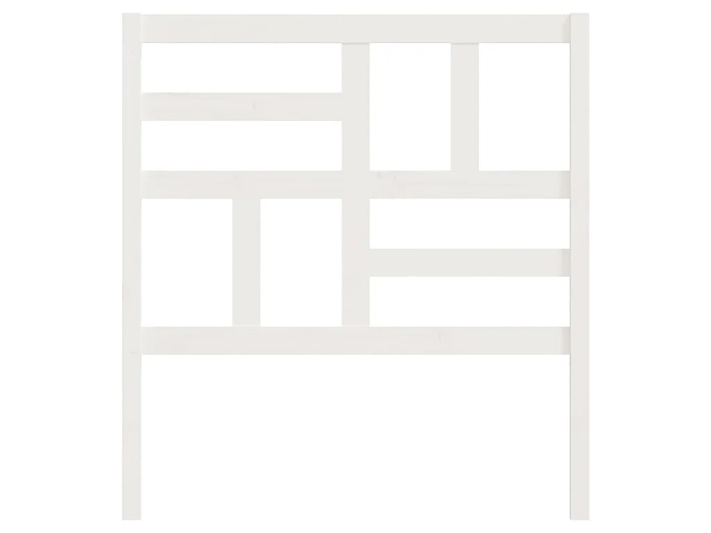 Cabecero de cama madera maciza de pino blanco 96x4x104 cm
