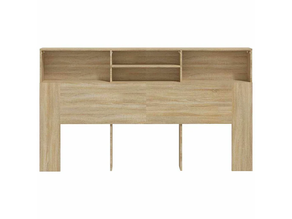 Armoire de tête de lit chêne sonoma 180x19x103,5 cm