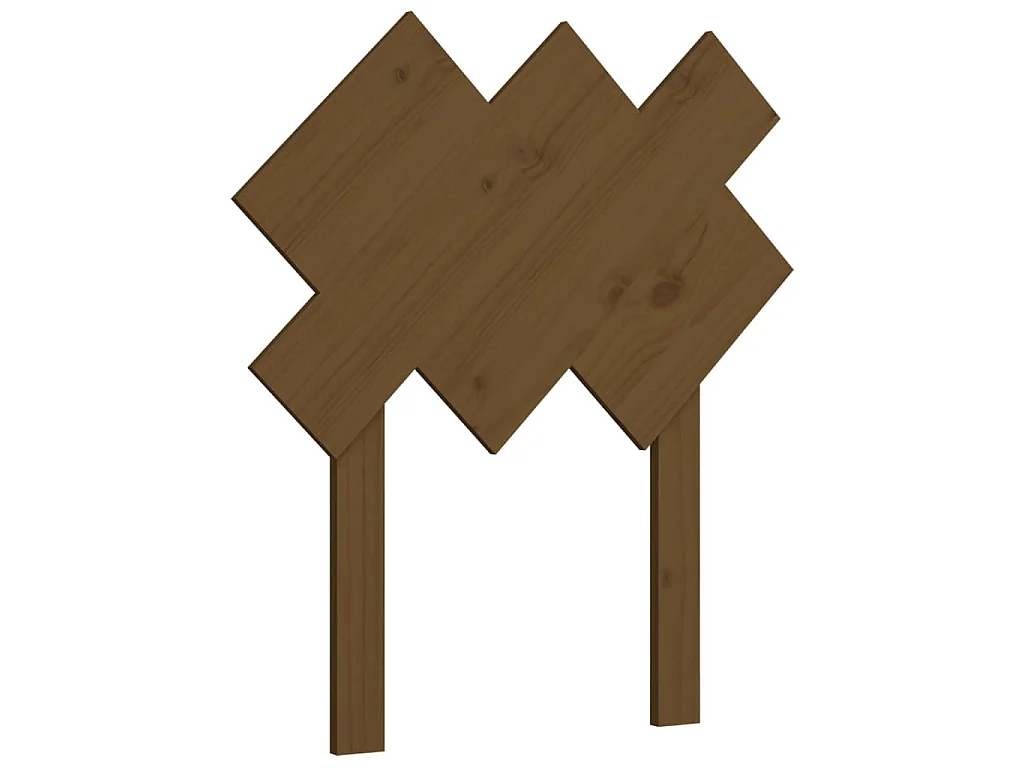 Tête de lit Marron miel 72,5x3x81 cm Bois massif de pin