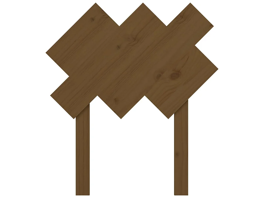 Tête de lit Marron miel 72,5x3x81 cm Bois massif de pin