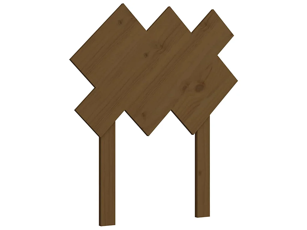 Tête de lit Marron miel 72,5x3x81 cm Bois massif de pin