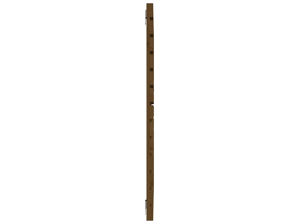 Tête de lit murale Marron miel 106x3x91,5 cm Bois massif de pin