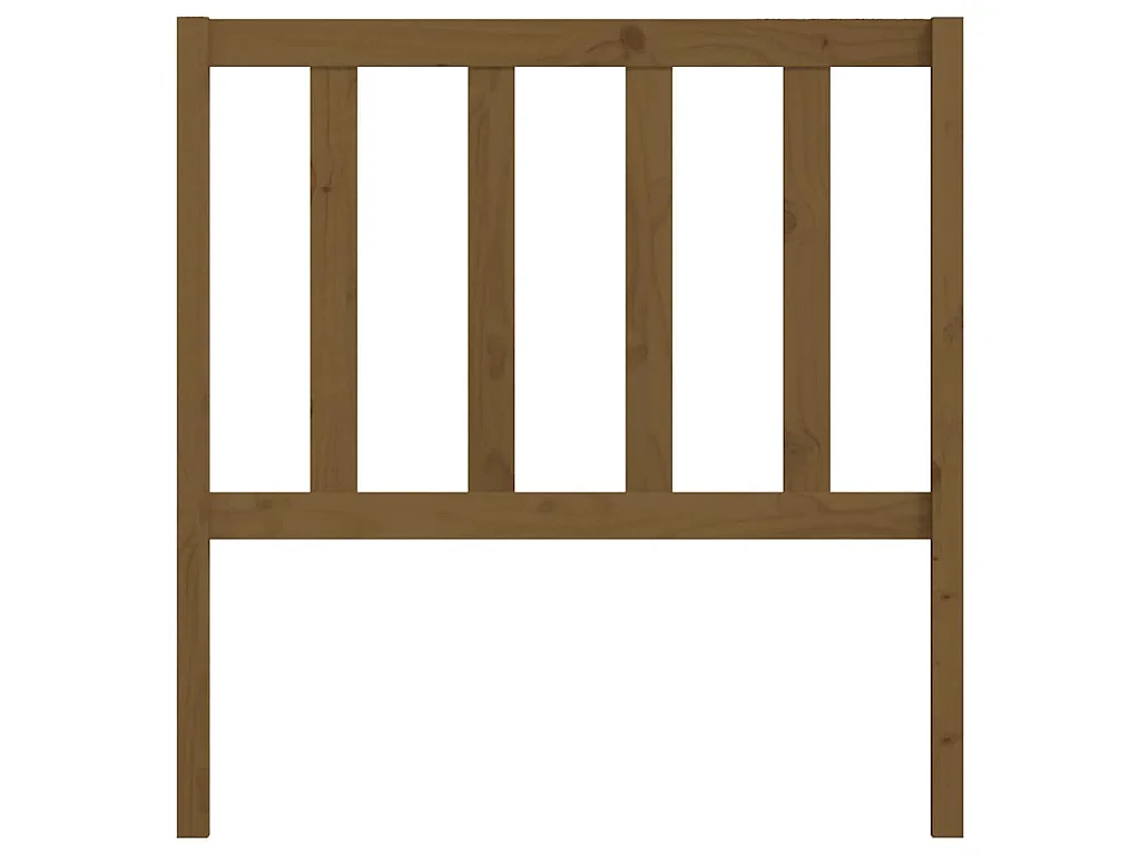 Tête de lit Marron miel 96x4x100 cm Bois massif de pin