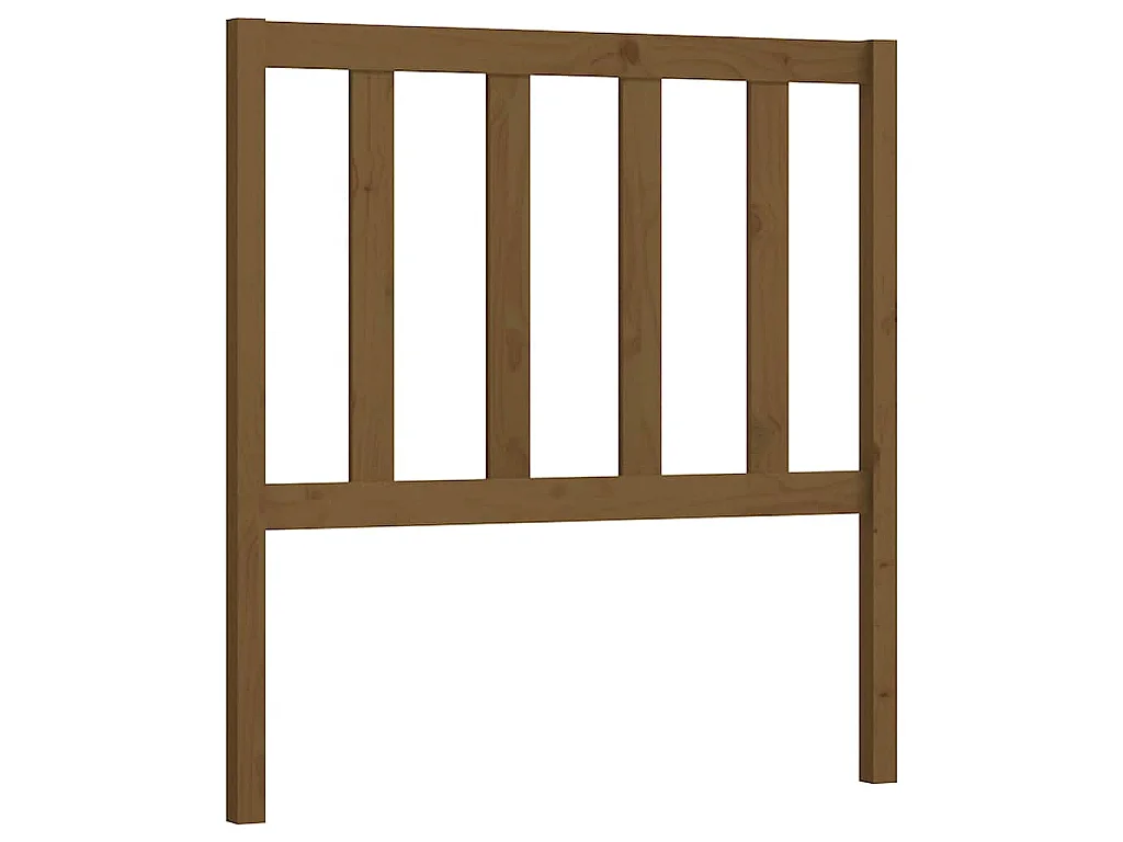 Tête de lit Marron miel 96x4x100 cm Bois massif de pin