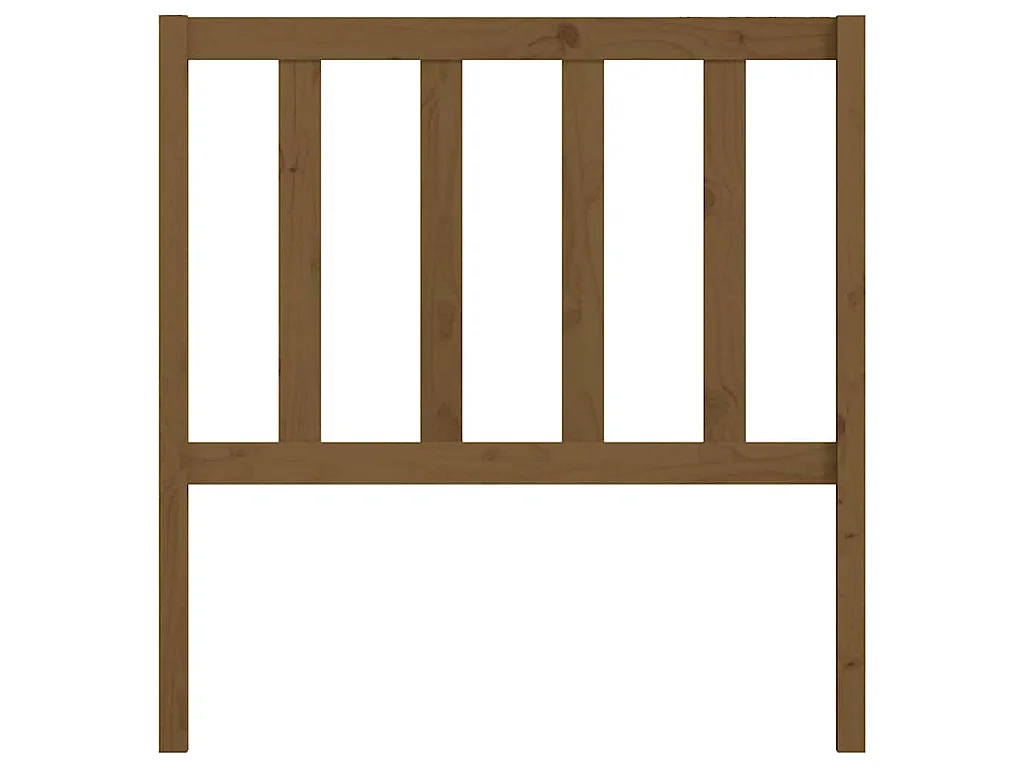 Tête de lit Marron miel 96x4x100 cm Bois massif de pin
