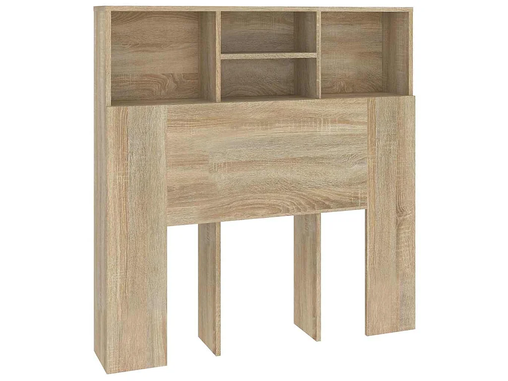 Hoofdbordkast 100x19x103,5 cm sonoma eikenkleurig