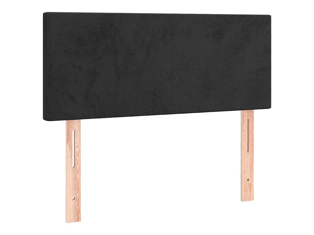 Tête de lit Noir 80x5x78/88 cm Velours