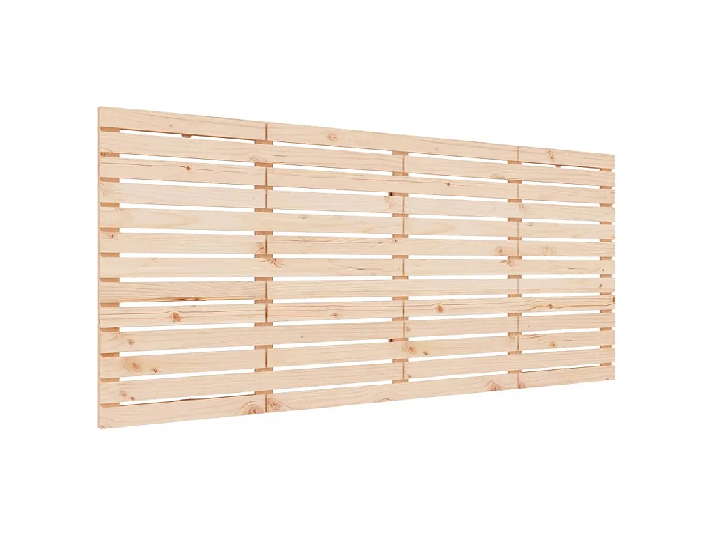 Hoofdbord wandmontage 166x3x91,5 cm massief grenenhout