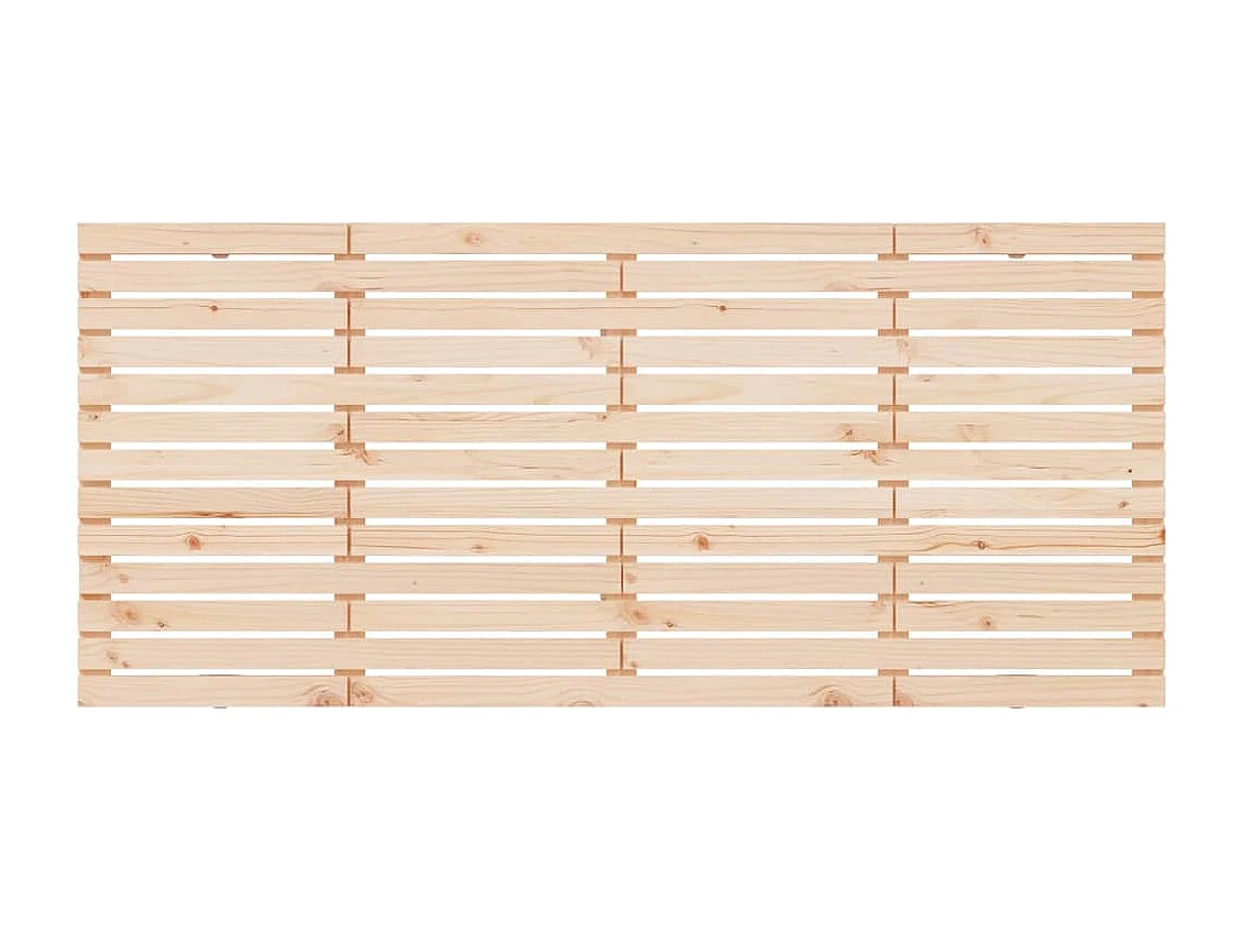 Hoofdbord wandmontage 166x3x91,5 cm massief grenenhout