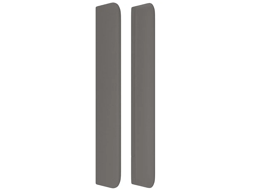 Tête de lit avec oreilles Gris 93x16x118/128 cm Similicuir