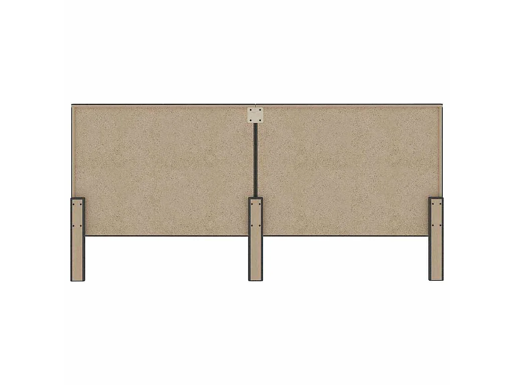 Tête de lit Gris foncé Tissu 200x200 cm