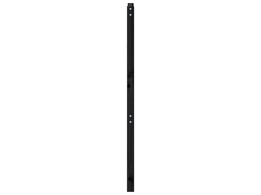Cabeceira de cama 81x4x100 cm pinho maciço preto