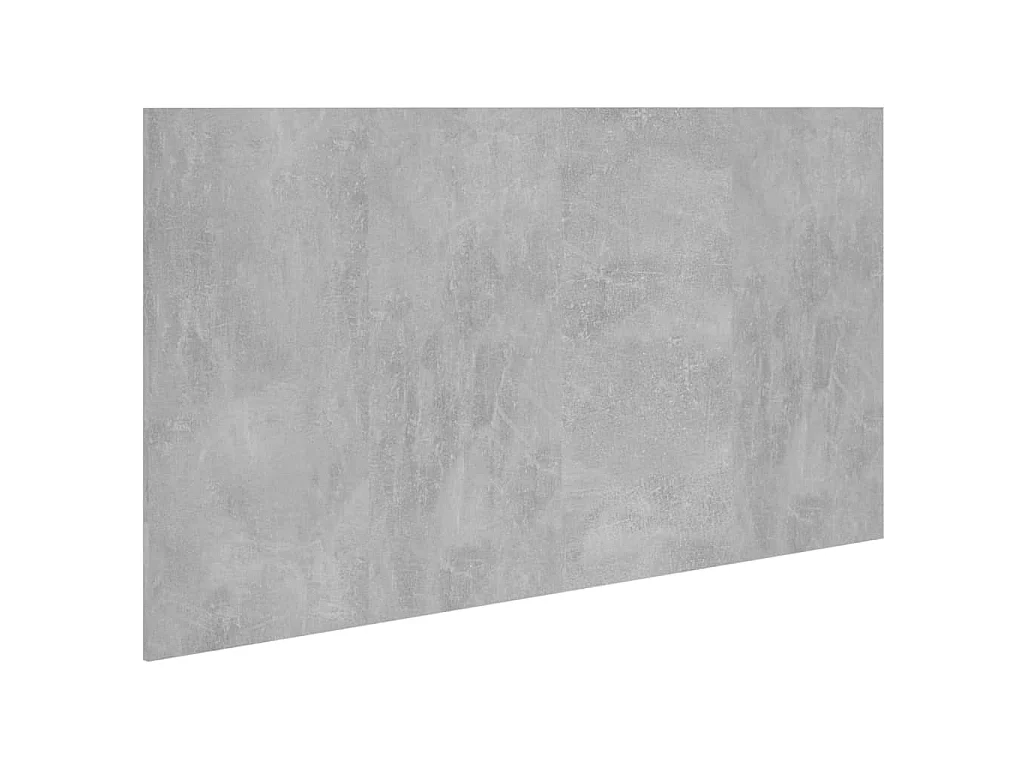 Tête de lit Gris béton 160x1,5x80 cm Bois d'ingénierie
