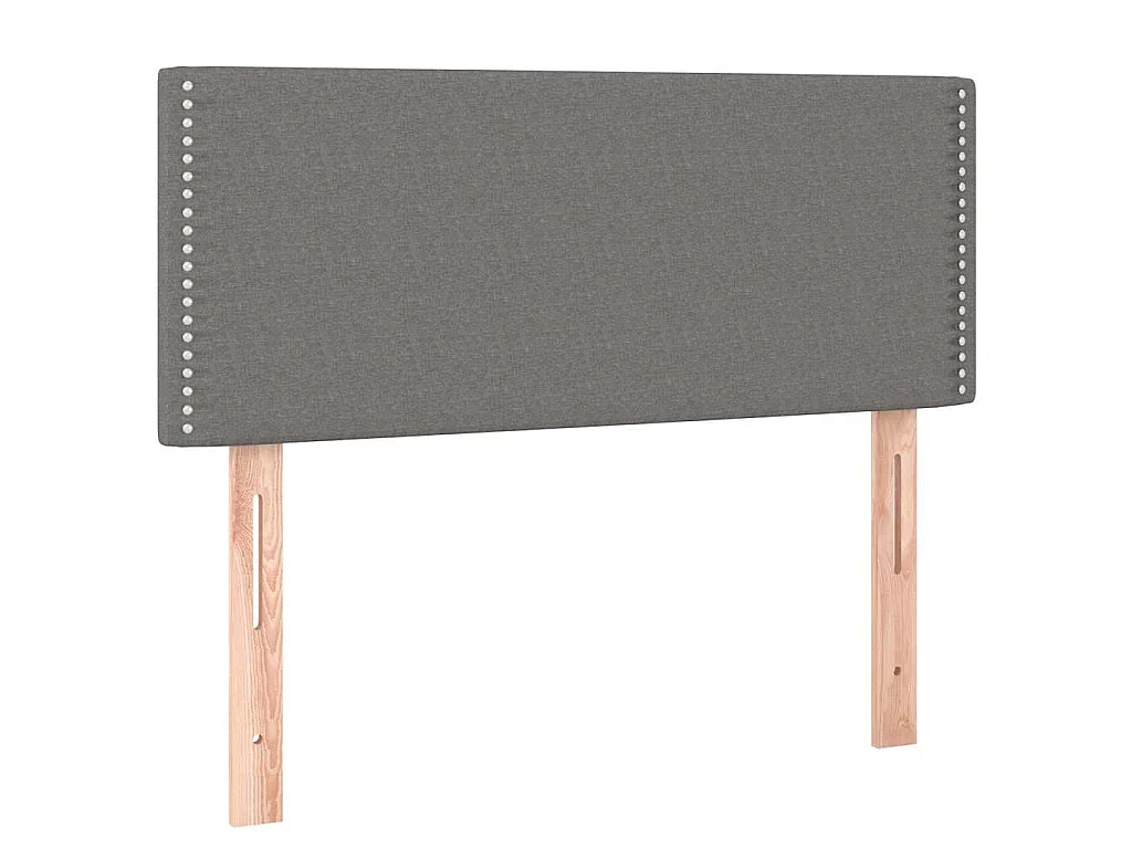 Cabecero con LED de tela gris oscuro 80x5x78/88 cm