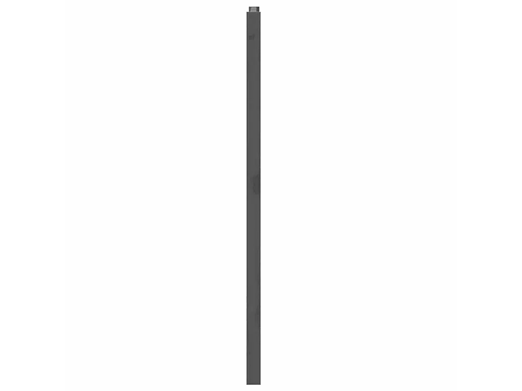 Tête de lit Gris 126x4x100 cm Bois massif de pin