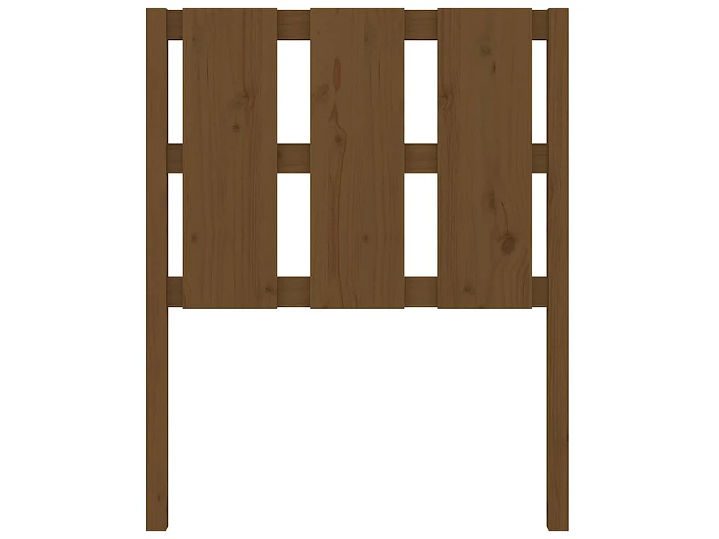 Tête de lit Marron miel 80,5x4x100 cm Bois massif de pin