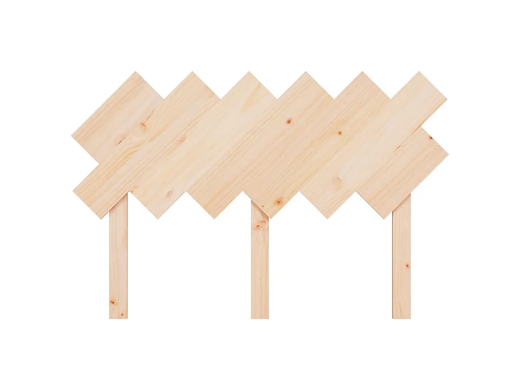 Tête de lit 122,5x3x80,5 cm Bois massif de pin