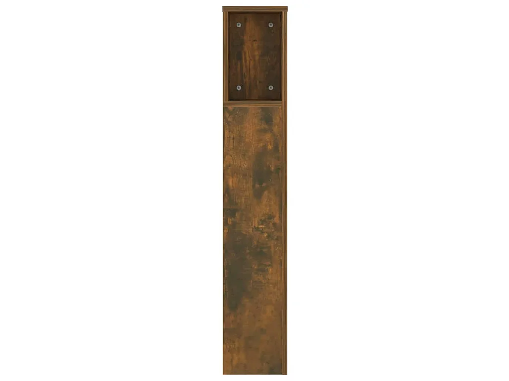 Armoire de tête de lit Chêne fumé 140x18,5x104,5 cm