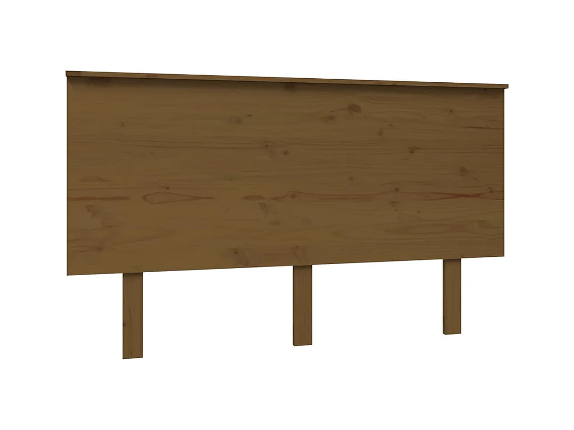 Tête de lit Marron miel 139x6x82,5 cm Bois massif de pin