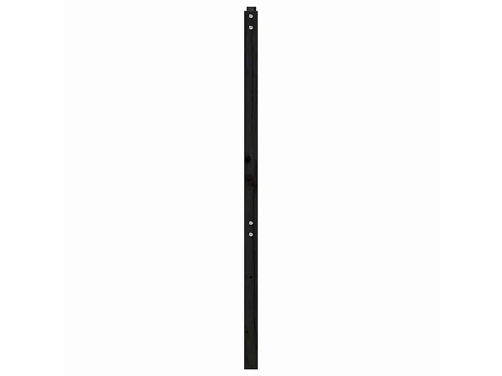 Cabecero de cama madera maciza de pino negro 146x4x100 cm