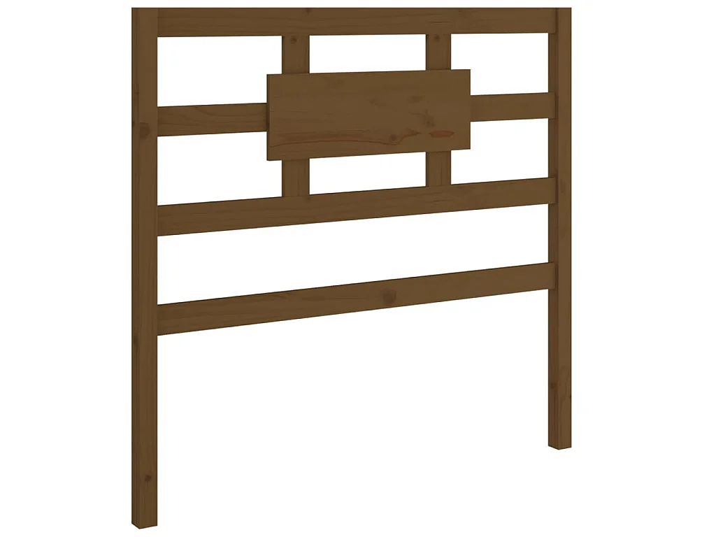 Tête de lit Marron miel 80,5x4x100 cm Bois massif de pin