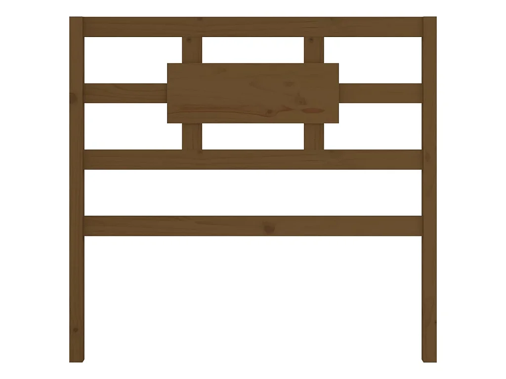 Tête de lit Marron miel 80,5x4x100 cm Bois massif de pin