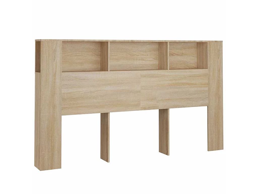 Armoire de tête de lit Chêne sonoma 180x18,5x104,5 cm