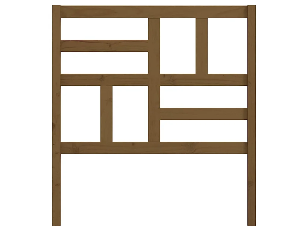 Kopfteil Honigbraun 81x4x104 cm Massivholz Kiefer