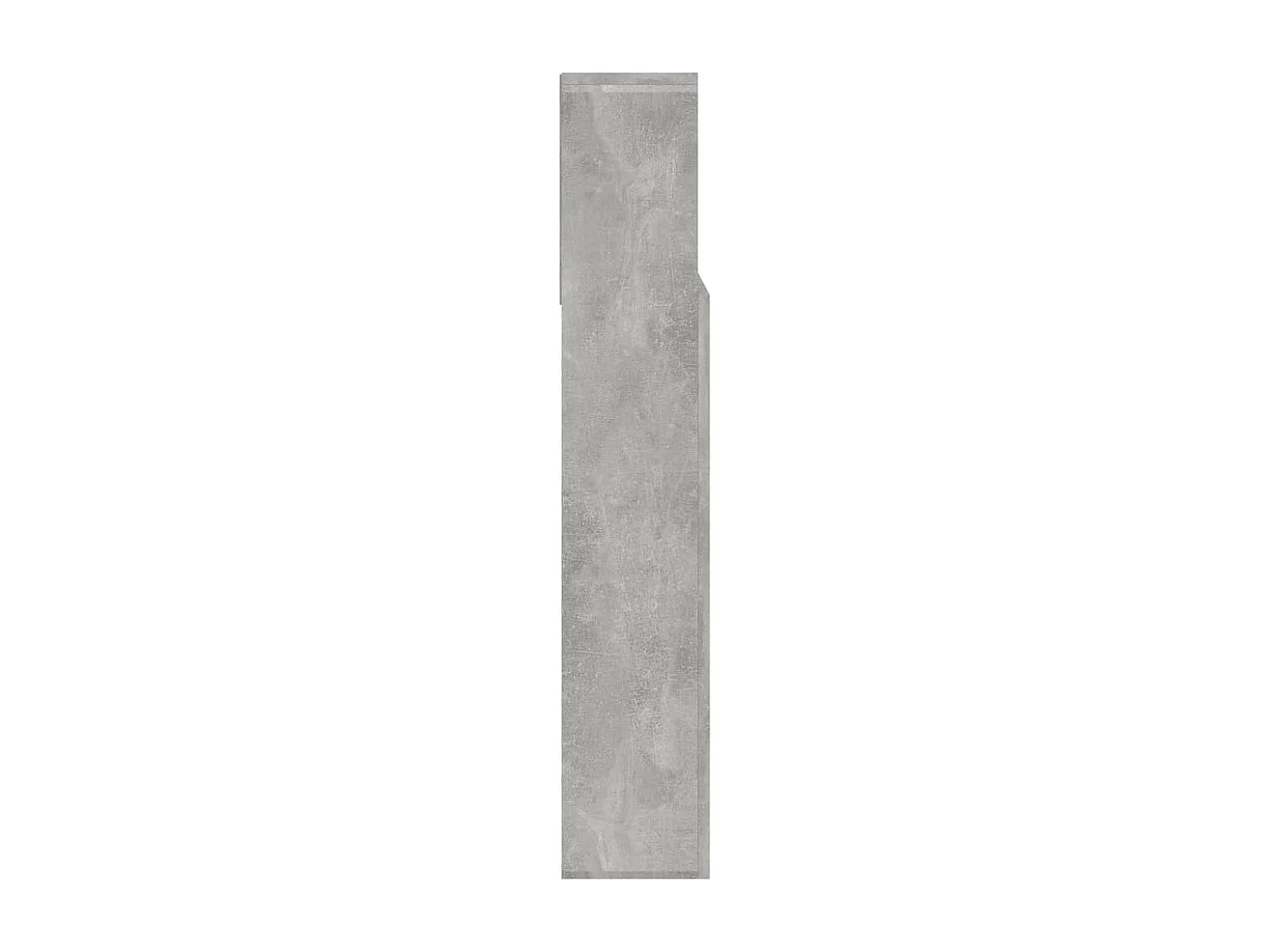 Armoire de tête de lit Gris béton 140x19x103,5 cm